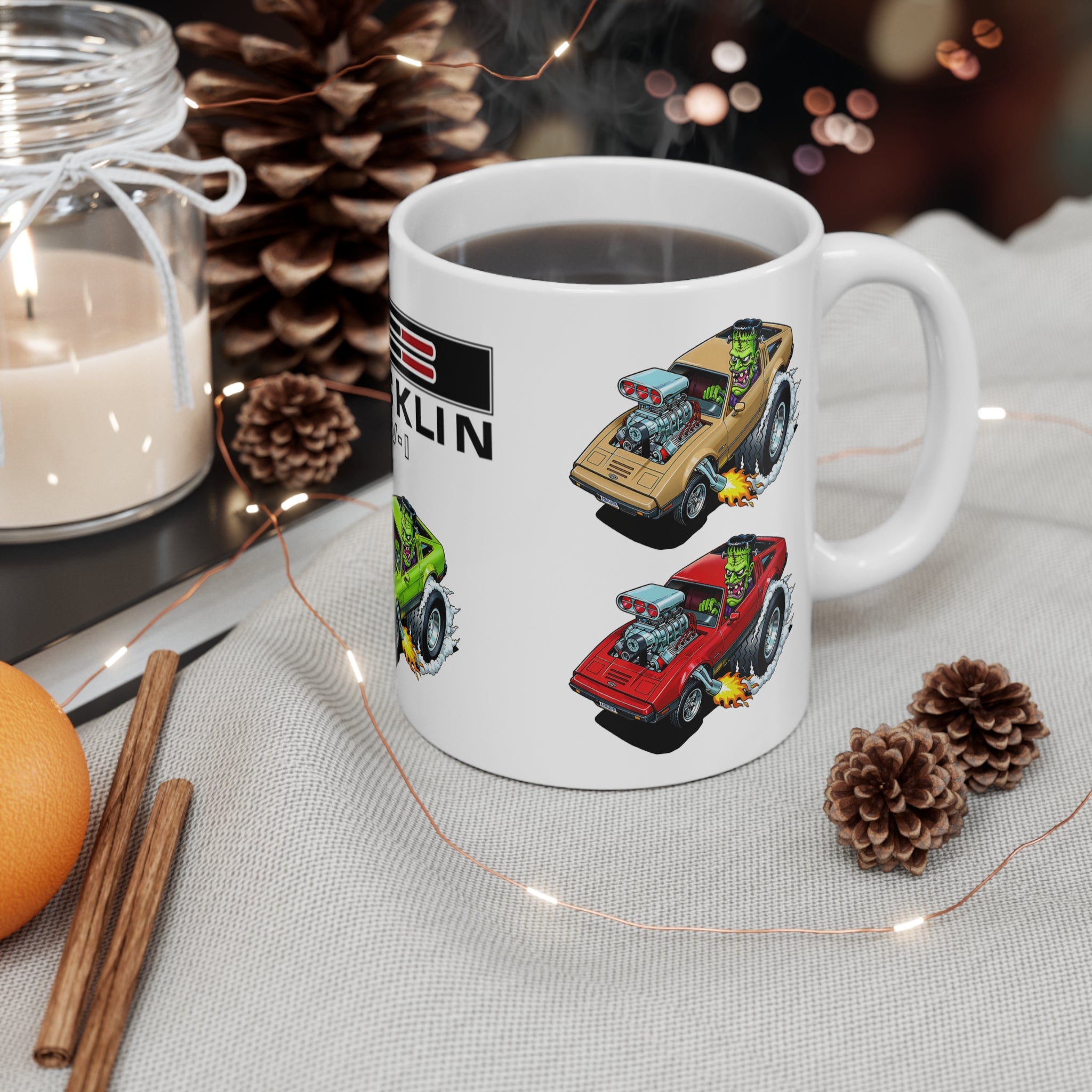ALL 5 Bricklin SV-1 Colors Monster Rods Garage Coffee Mug —11oz