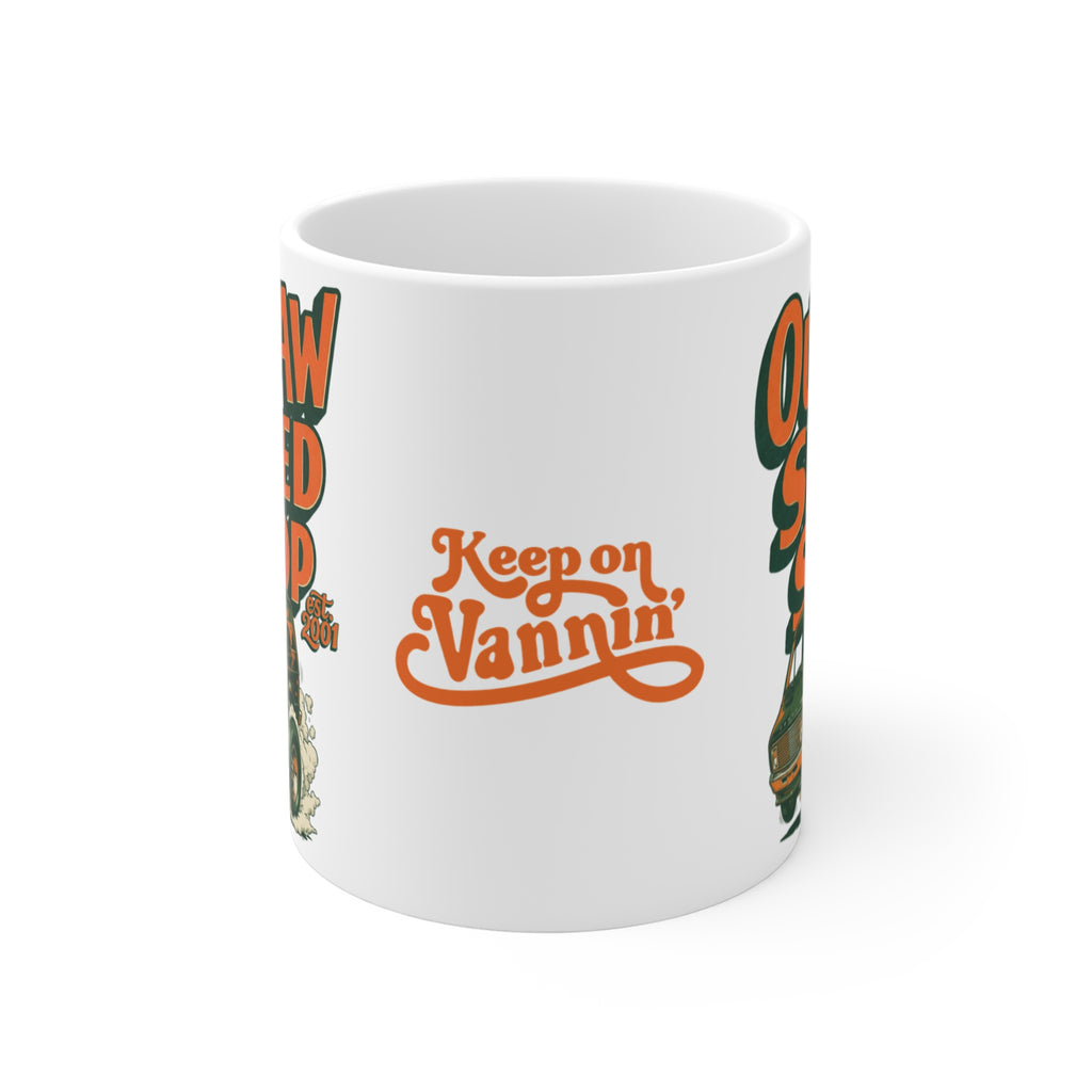 Outlaw Speed Shop, Vannin', Tooned-Coffee Mug —11oz