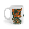 Outlaw Speed Shop, Snot Wheels Bone Rattler-Coffee Mug —11oz