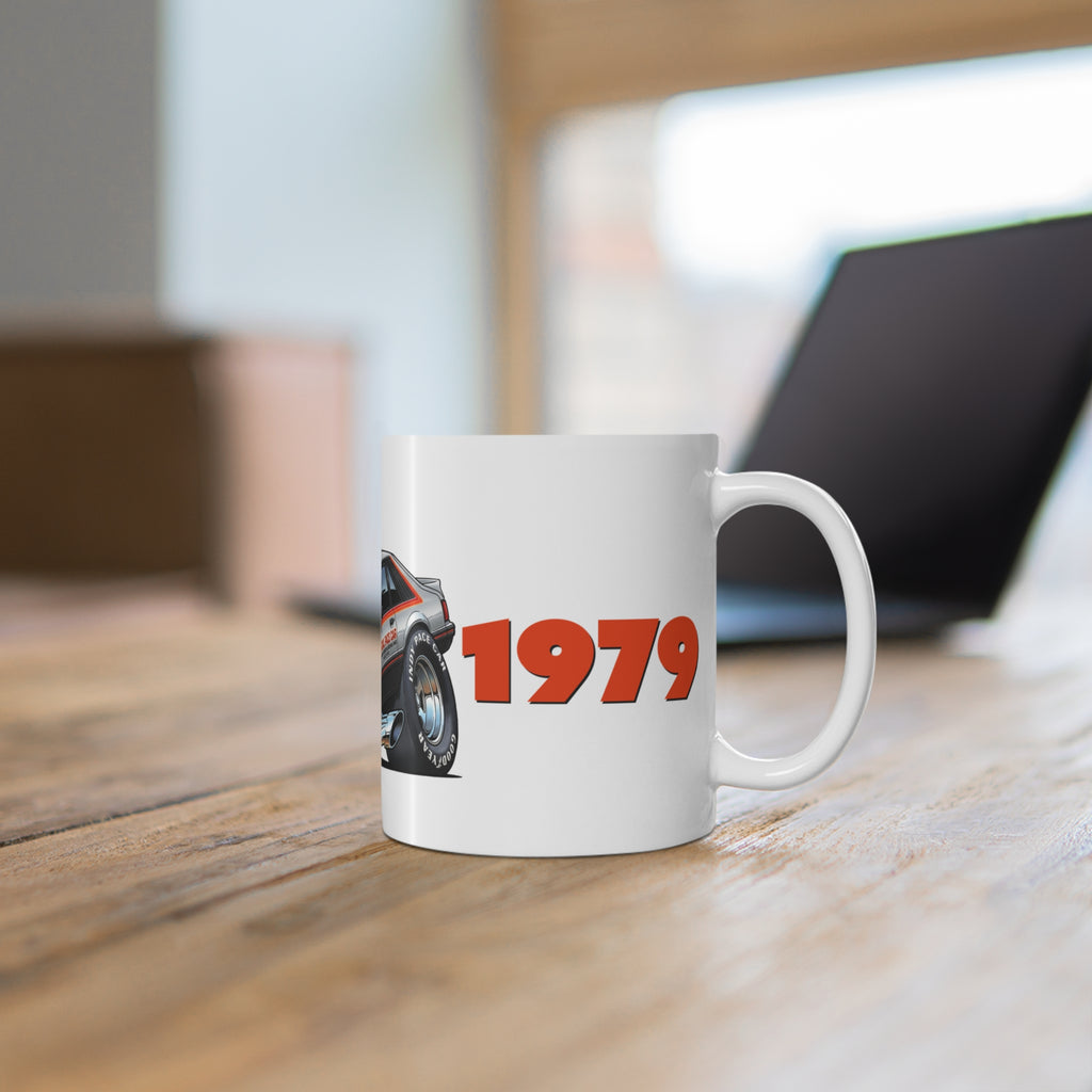 1979 Indy Pace Car-Tooned Coffee Mug —11oz