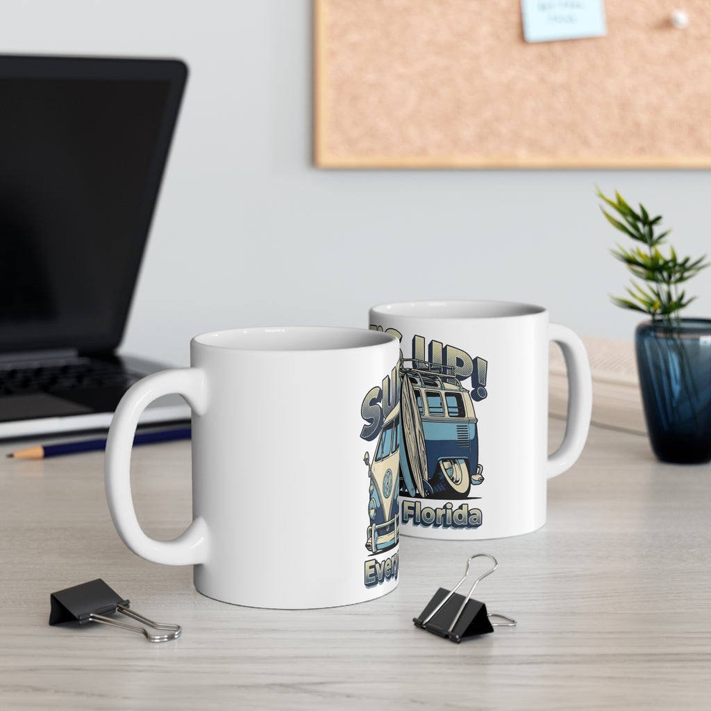 Surf's Up, Tooned-Coffee Mug —11oz