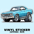 1967 Chevelle Vinyl STICKER