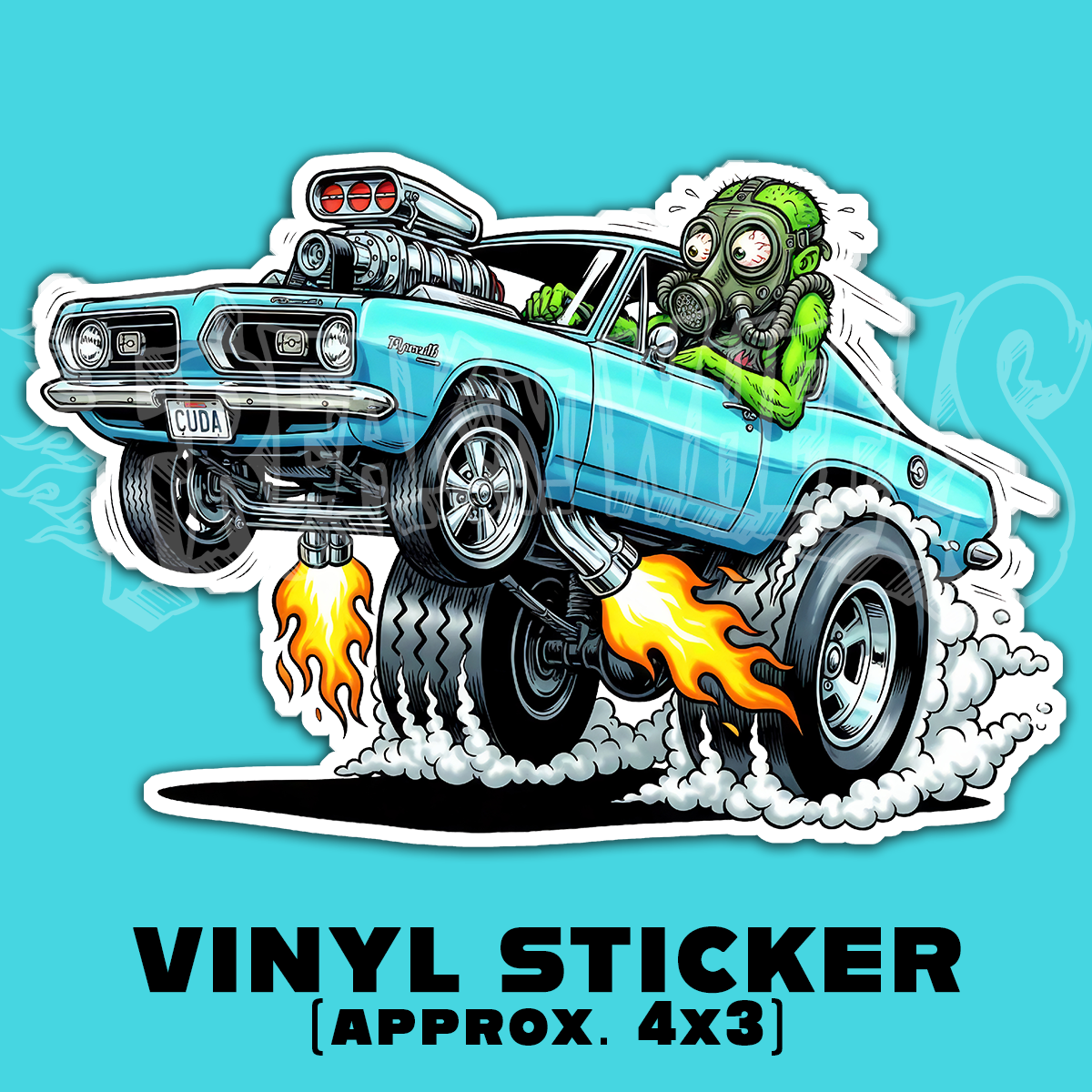 67 Cuda STICKER