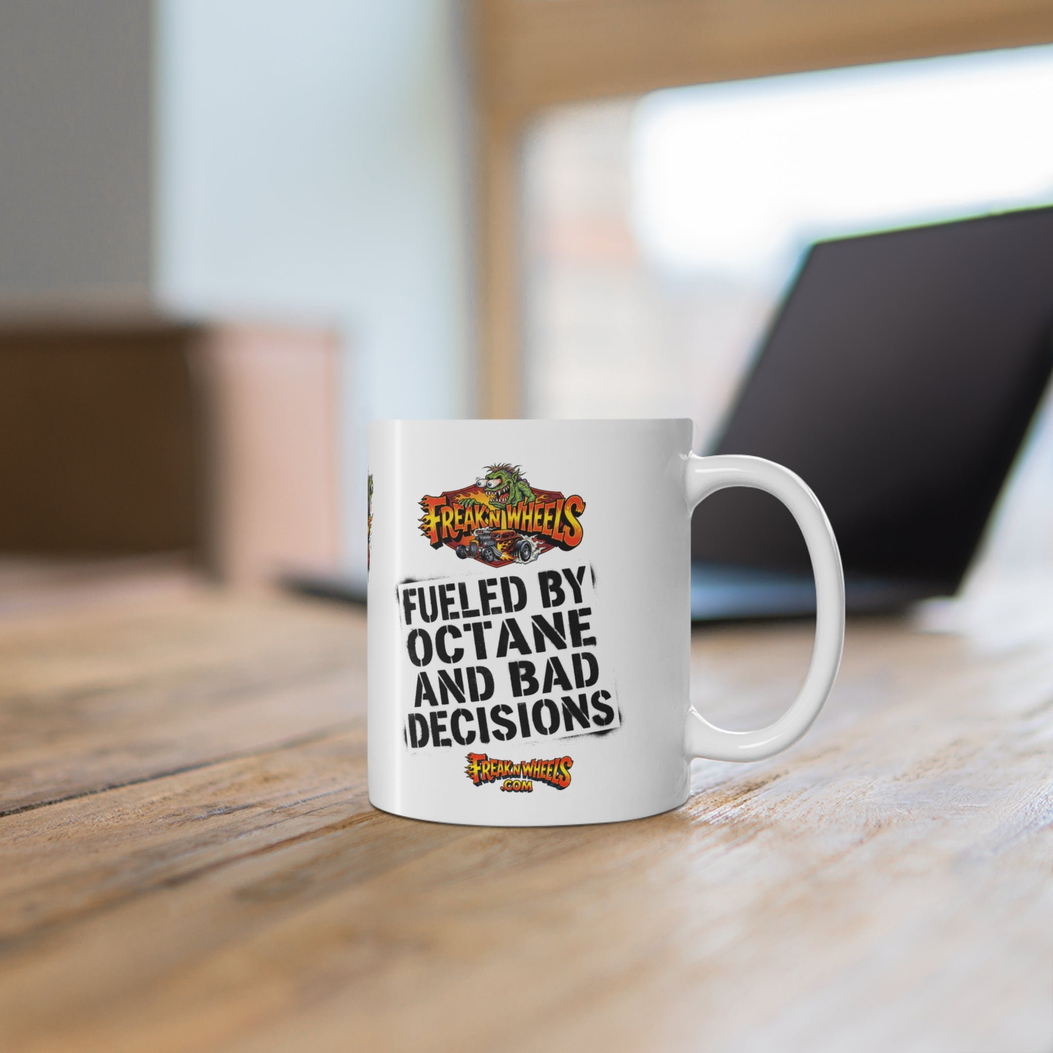 Boogie Van Monster Rods Garage Coffee Mug —11oz