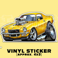 1971 Camaro Vinyl STICKER