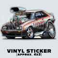 Tooned 79 Mustang Pace Car Vinyl STICKER
