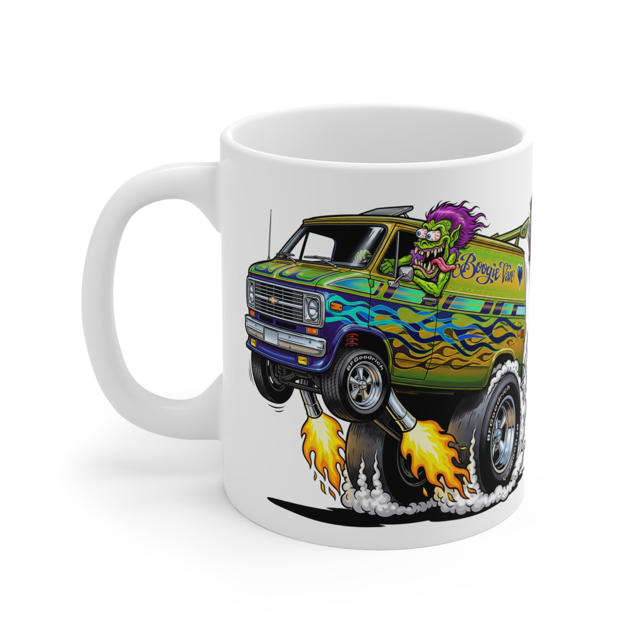 Boogie Van Monster Rods Garage Coffee Mug —11oz
