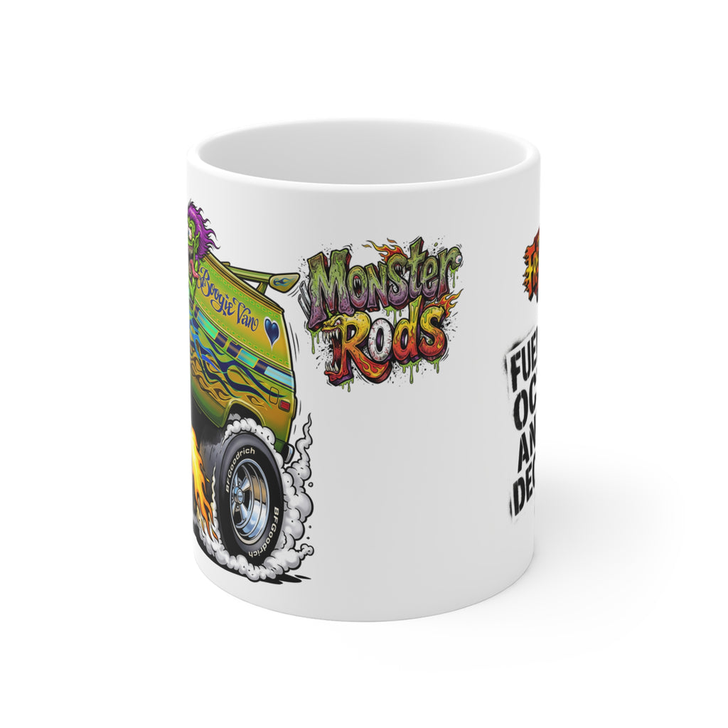 Boogie Van Monster Rods Garage Coffee Mug —11oz
