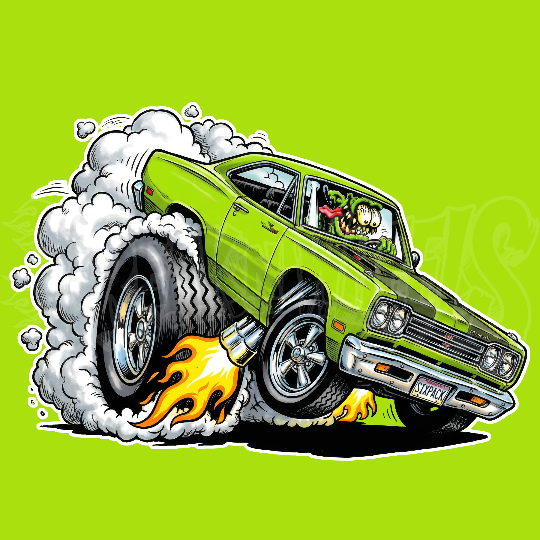 Plymouth Roadrunner Vinyl STICKER