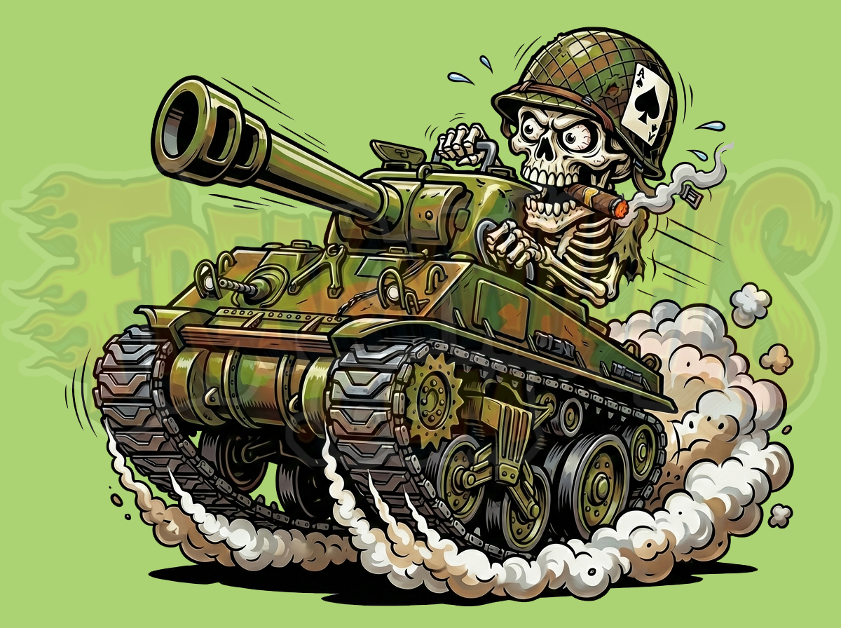Sherman-ator STICKER