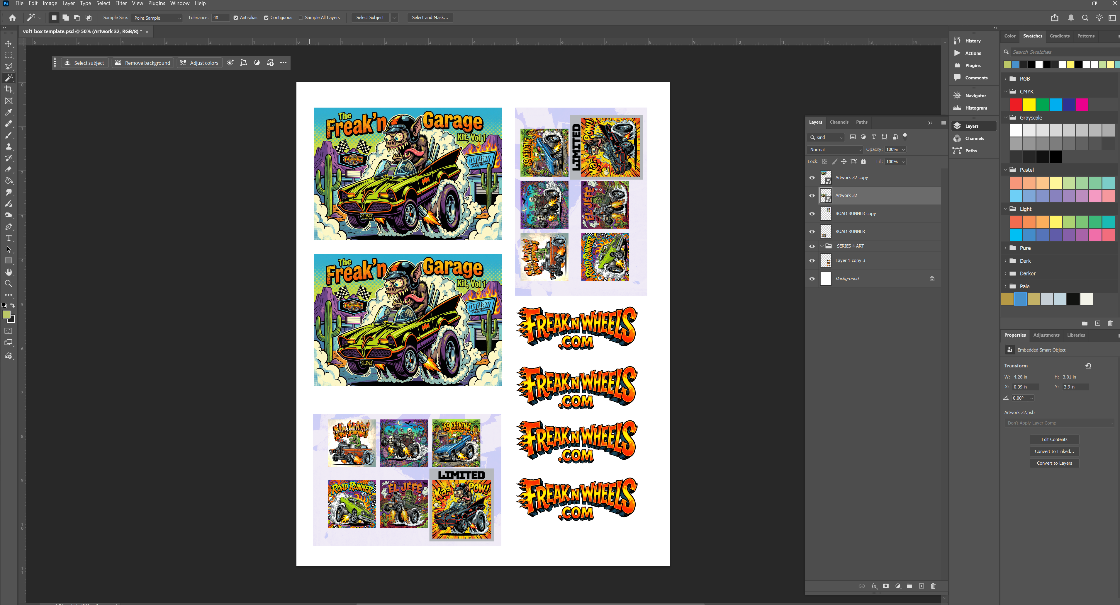 The Freak'n Garage Kit — Vol. 1-Magnets AND Stickers