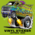 Boogie Van,  Vinyl STICKER
