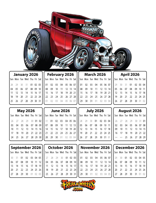 Tooned Boneshaker Custom Fridge/Toolbox Magnet, 5x7