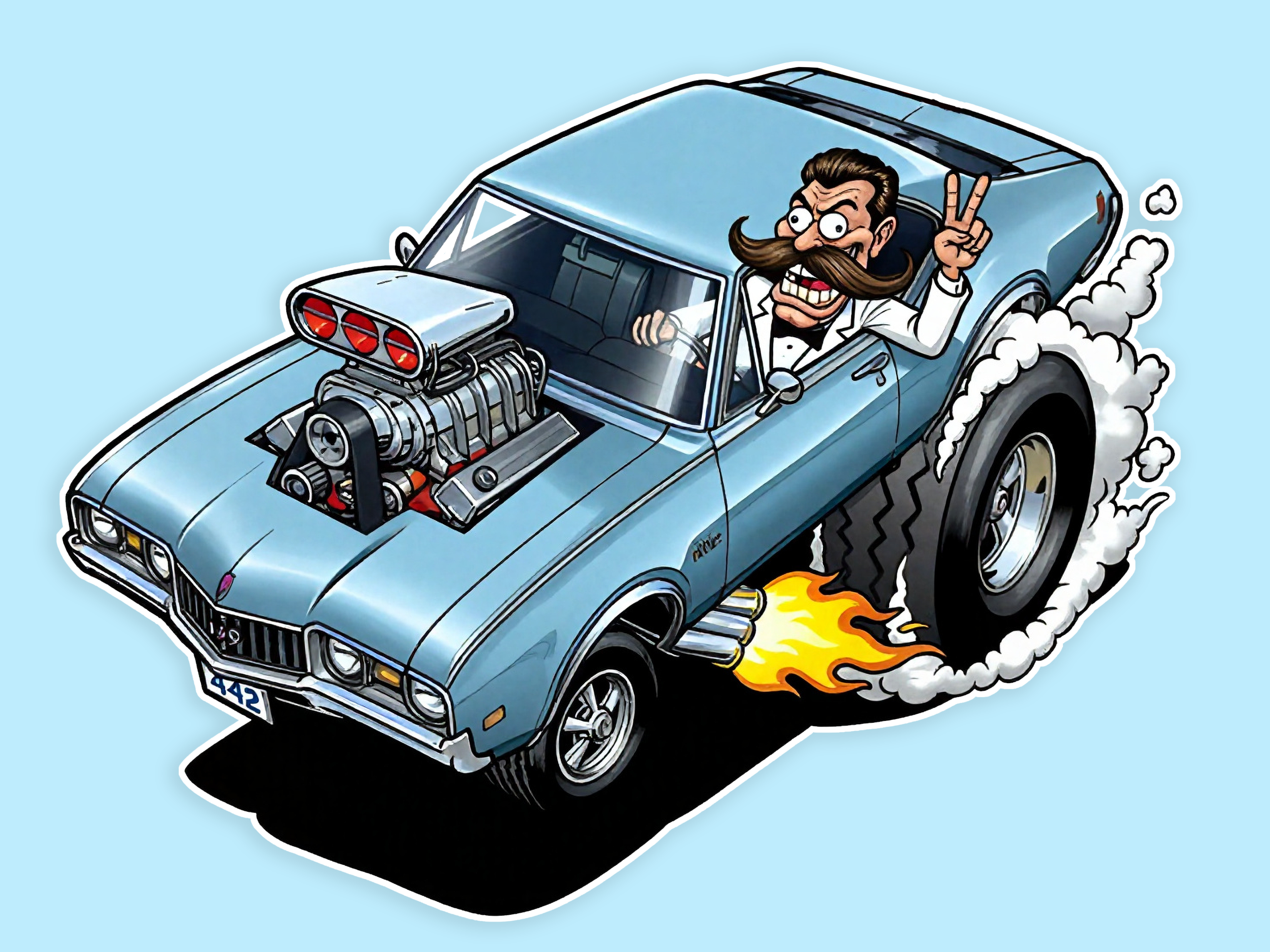 Monster Muscle Sticker Pack