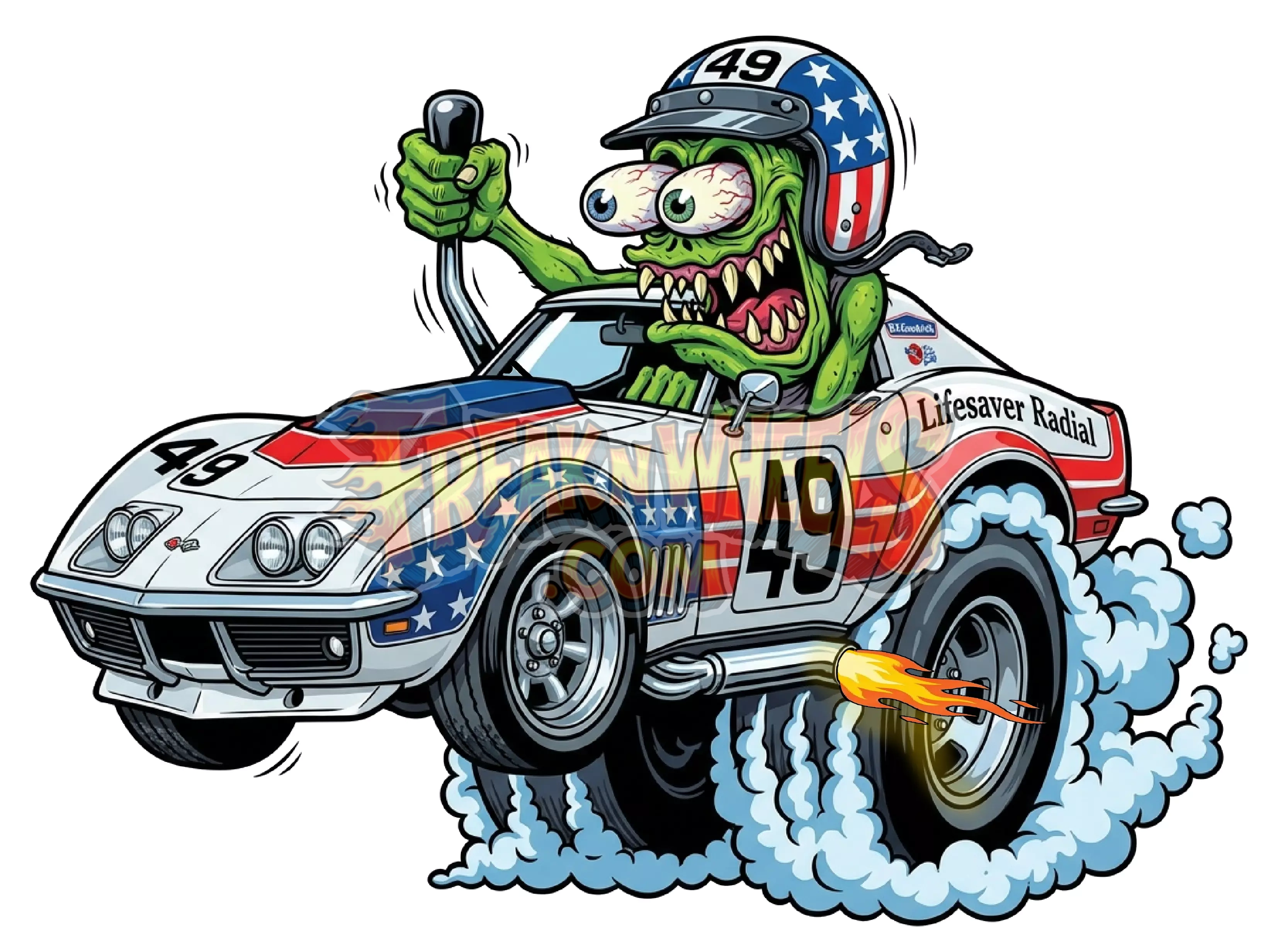 Freedom Vette STICKER