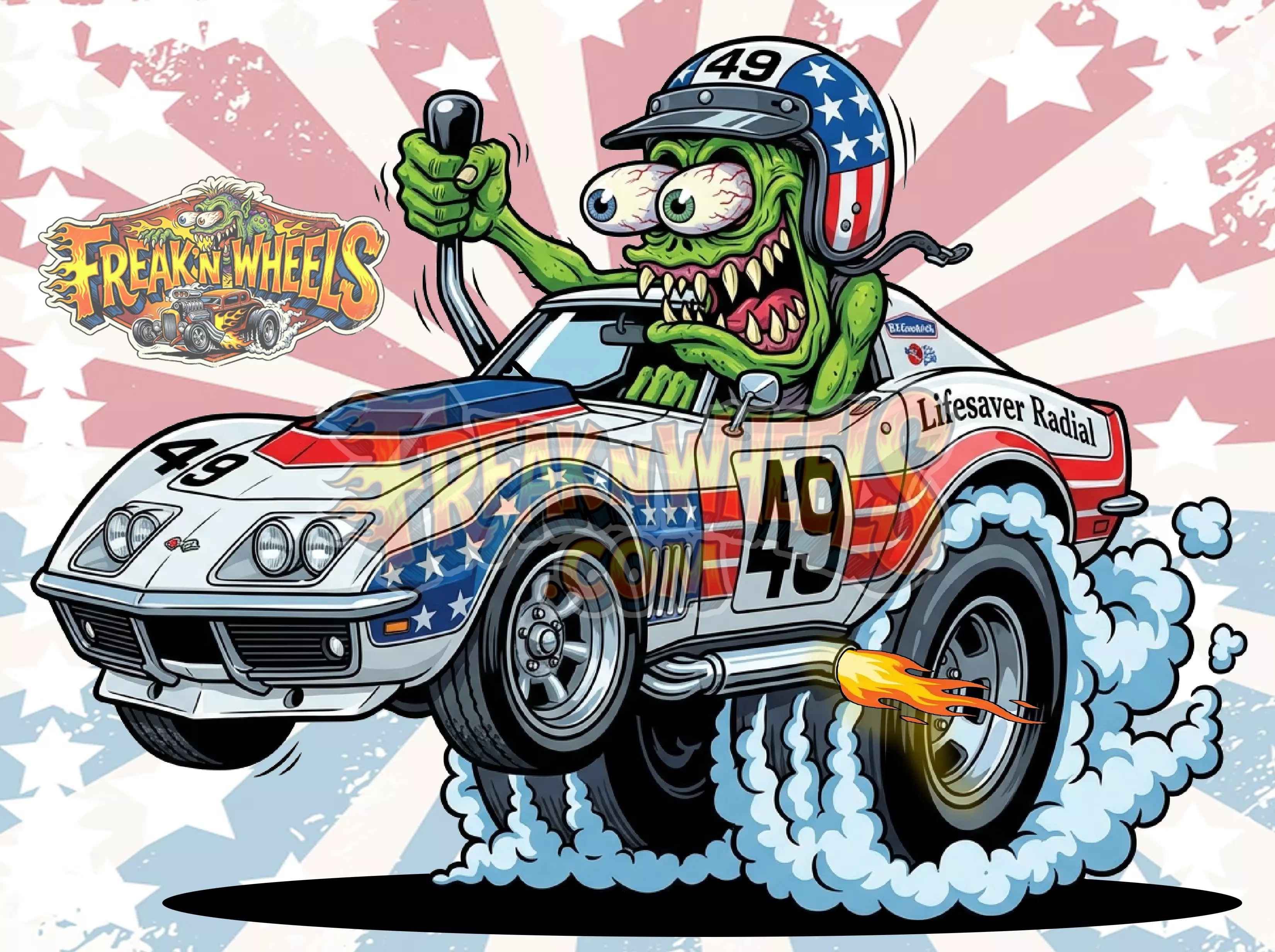 Freedom Vette STICKER