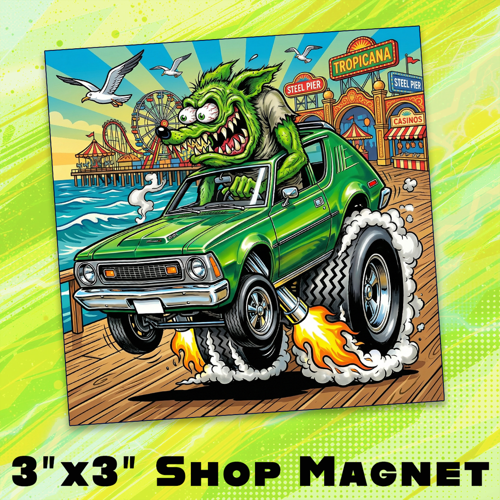 AMC Gremlin 3x3 Premium Vinyl Magnet, Single