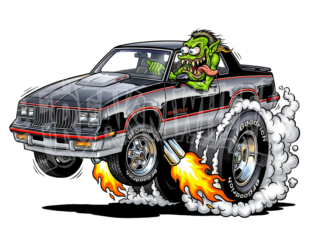 Hurst/Olds Vinyl STICKER