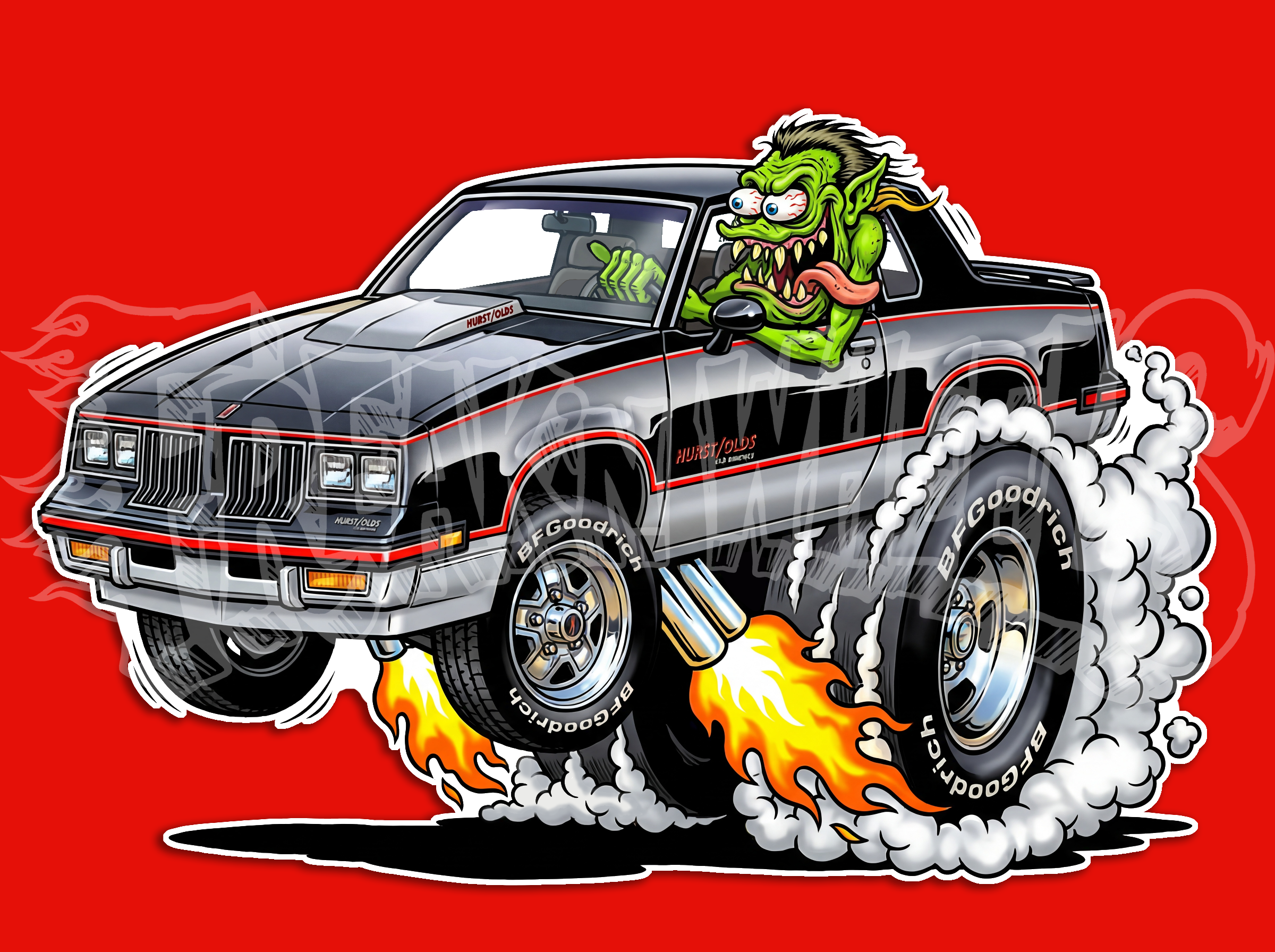 Hurst/Olds Vinyl STICKER