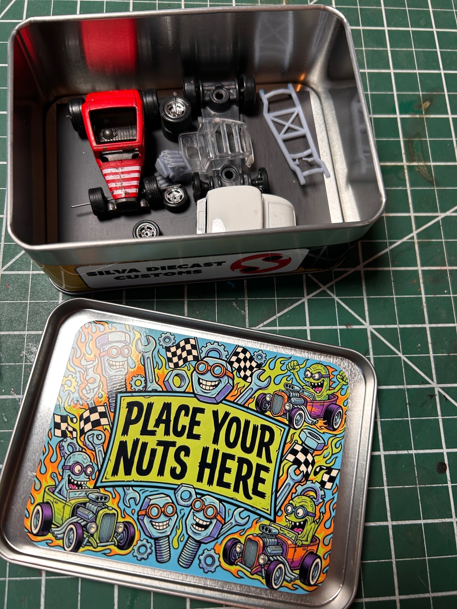 Diecast Autopsy Parts Tin