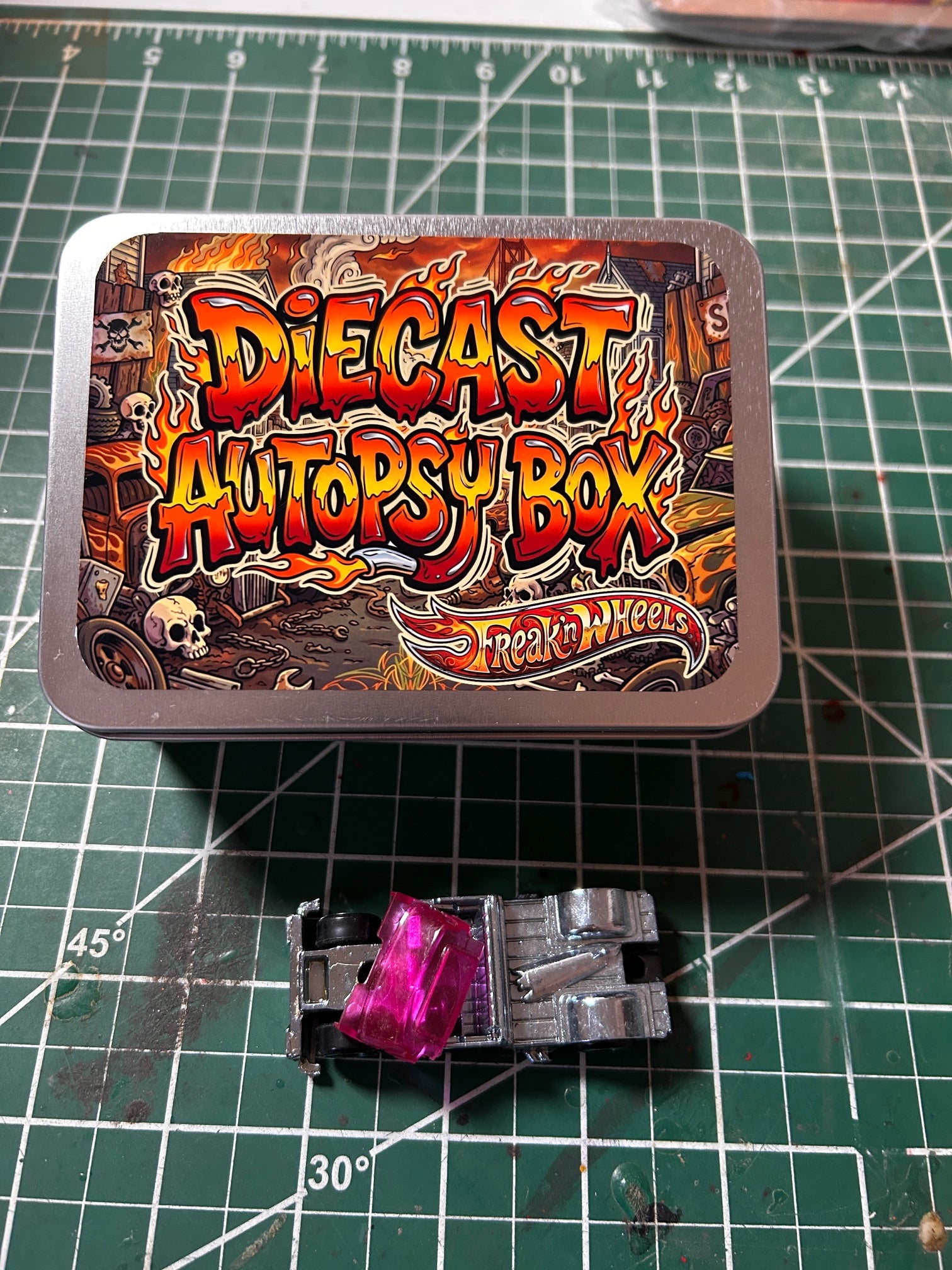 Diecast Autopsy Parts Tin
