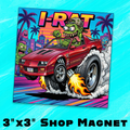 I-Rat Iroc 3x3 Premium Vinyl Magnet, Single