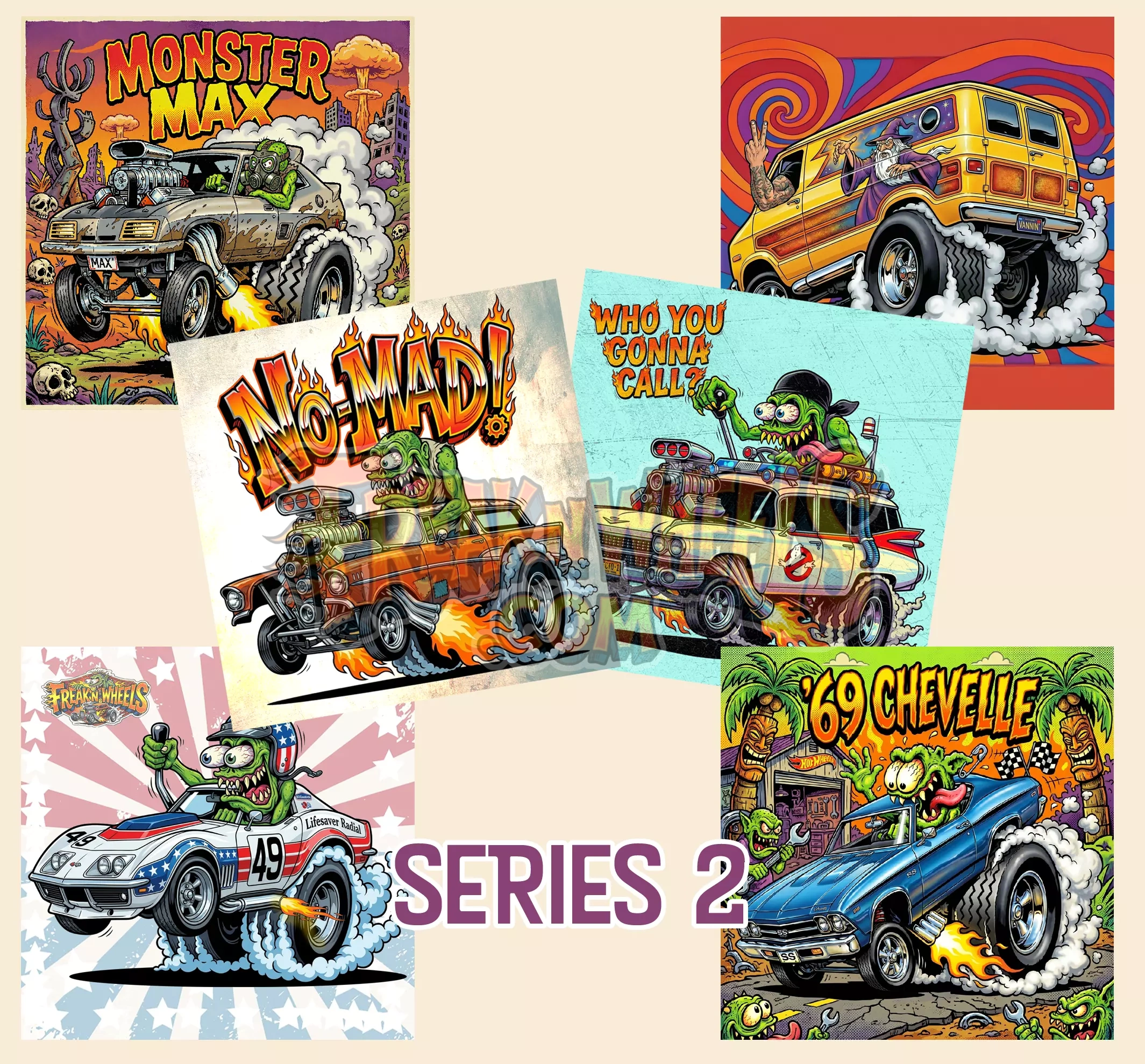 SINGLES, Series 2, Custom 3x3 Premium Vinyl Magnets