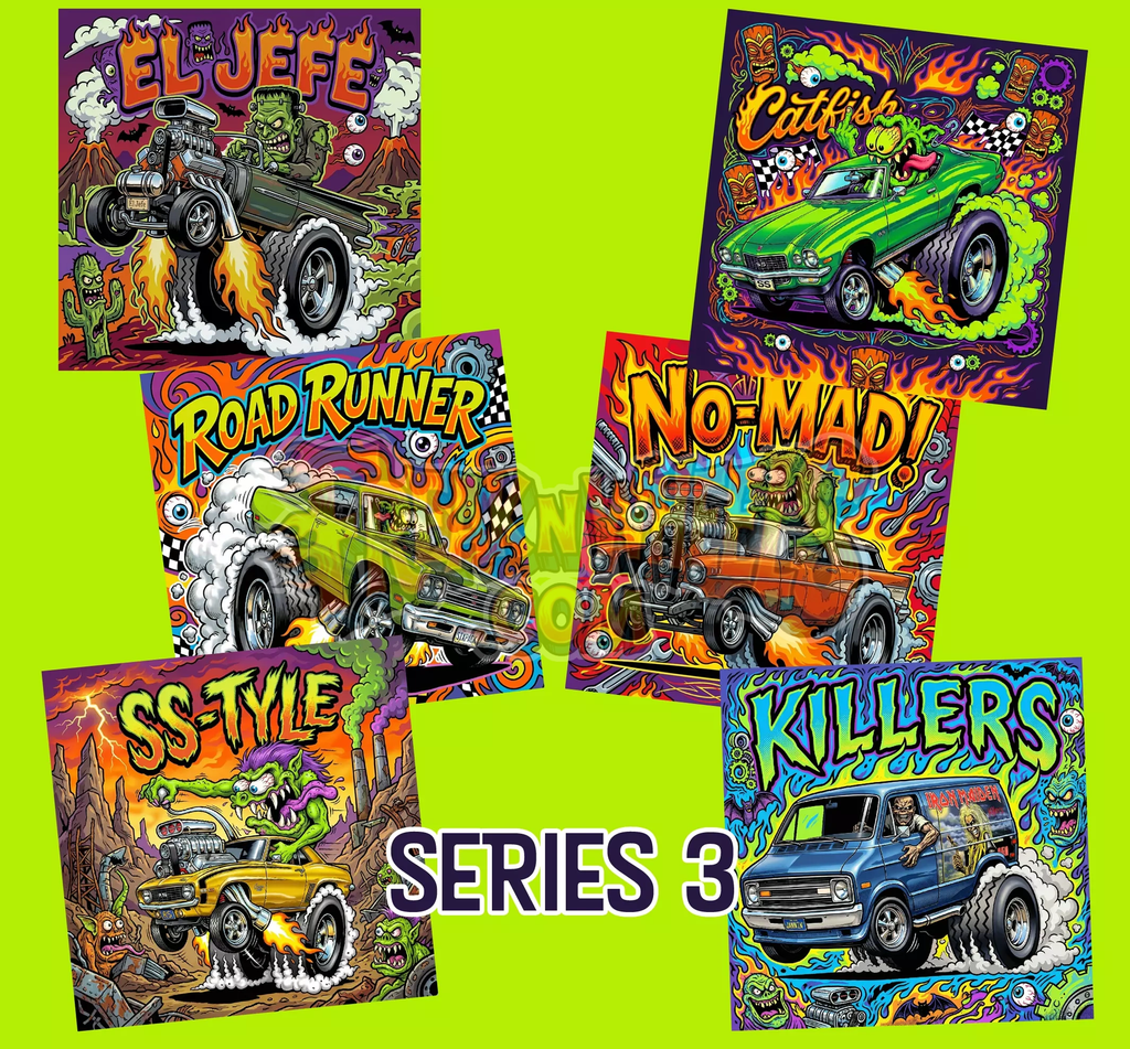 SINGLES, Series 3, Custom 3x3 Premium Vinyl Magnets