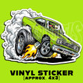 Plymouth Roadrunner Vinyl STICKER