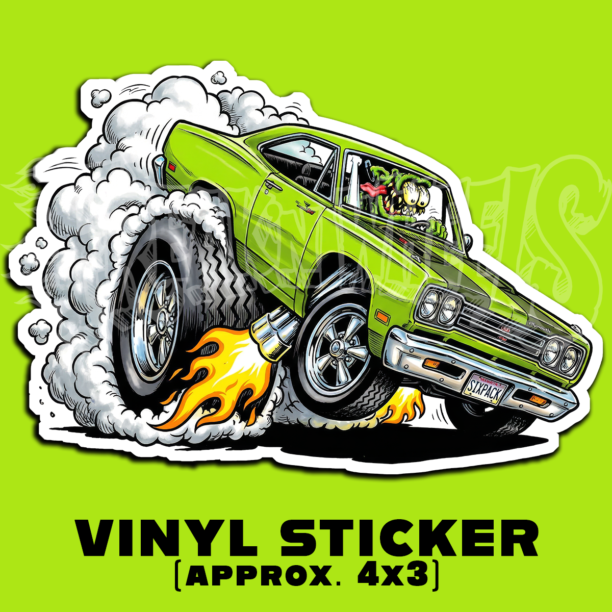 Plymouth Roadrunner Vinyl STICKER