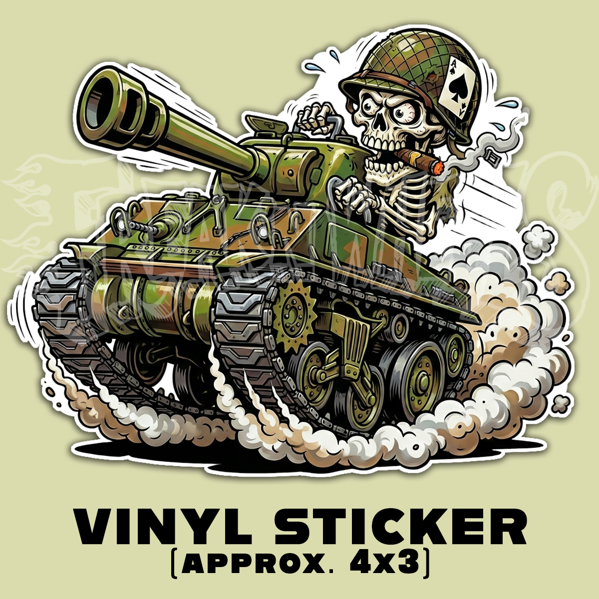 Sherman-ator STICKER