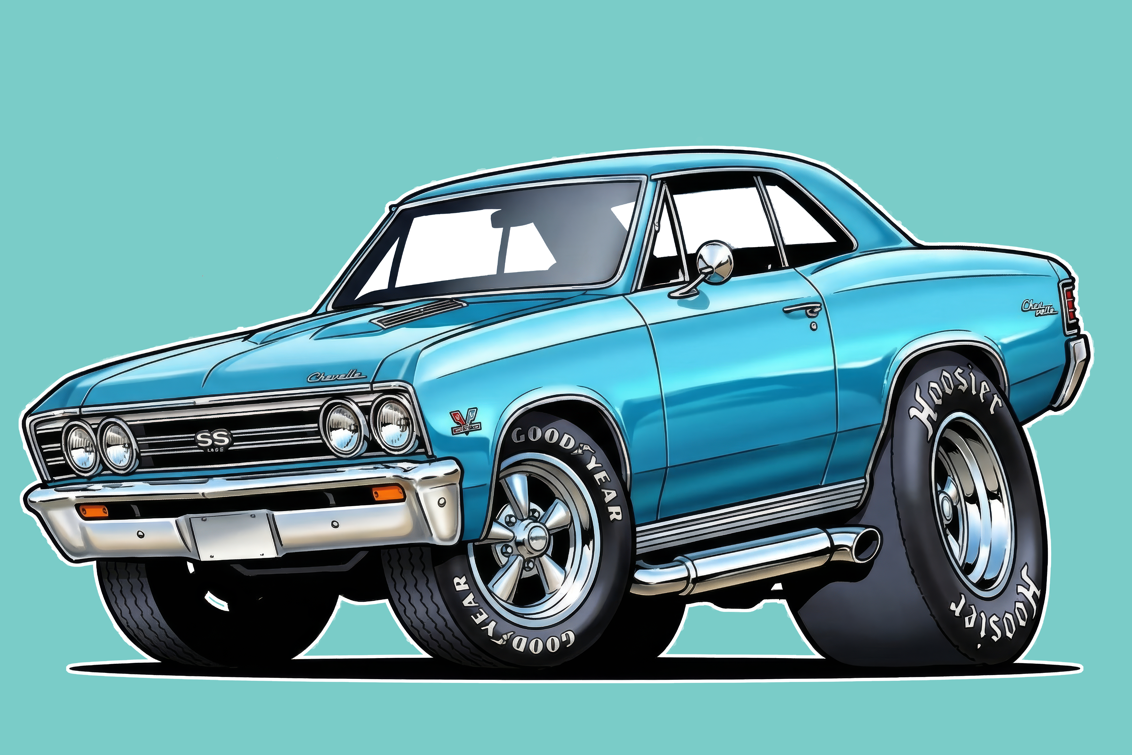1967 Chevelle Vinyl STICKER
