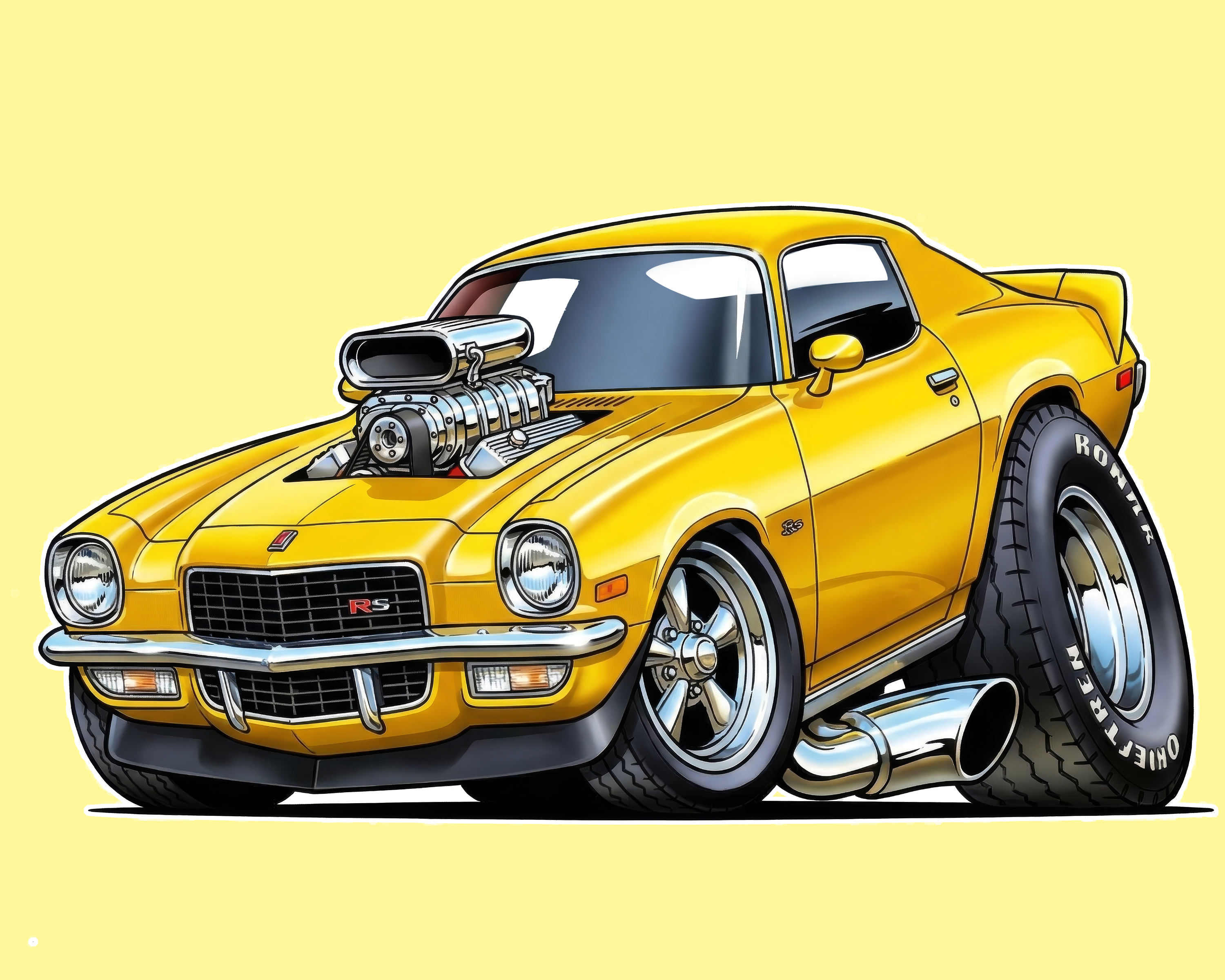 1971 Camaro Vinyl STICKER